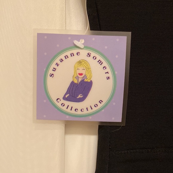 Suzanne Somers Collection ‘hold it in’ Cami tank black medium low back - Picture 2 of 8